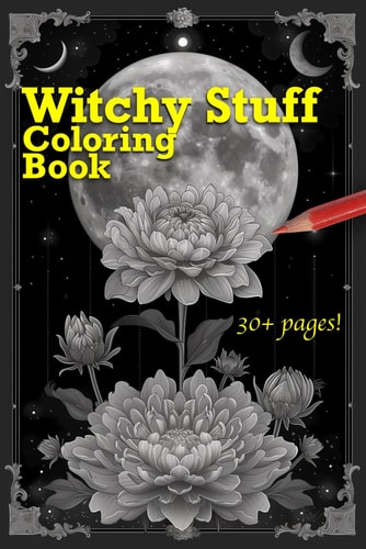 Witchy Stuff Coloring Book