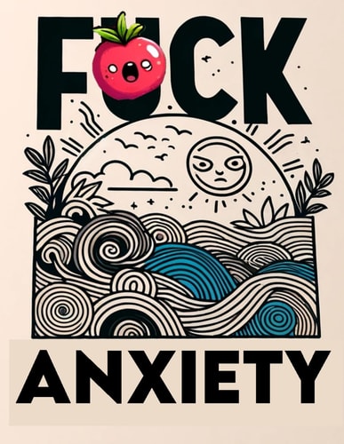 F*ck Anxiety Coloring Book From Panic to Peace. Transform Anxiety with Every Colorful Stroke