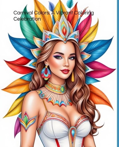 Carnival Colors A Vibrant Coloring Celebration: Immerse Yourself in the Joy of Carnival with Relaxing Coloring with 50 Amazing Motives