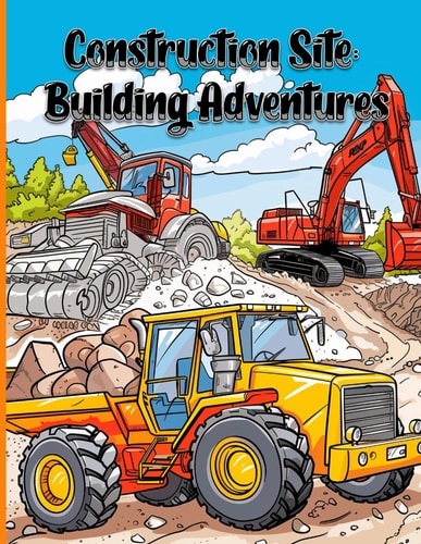 Construction Site Building Adventures: Excavating Imagination: A Journey Through Engineering Wonders Coloring Book