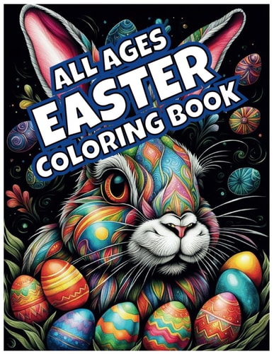 All Ages Easter Coloring Book Detailed Easter Egg Coloring