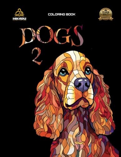 Dogs 2 Animals Coloring Book