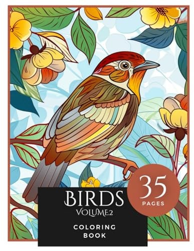 Birds Volume 2 Coloring Book