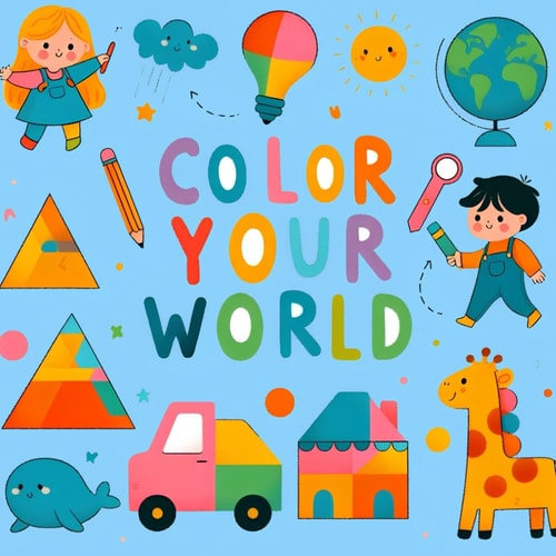 Color Your World A Fun and Easy 100 Coloring Shapes for Toddlers