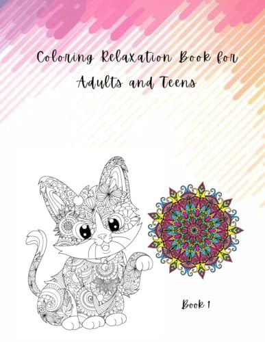 Coloring Relaxation Book for Adults and Teens. Mandalas