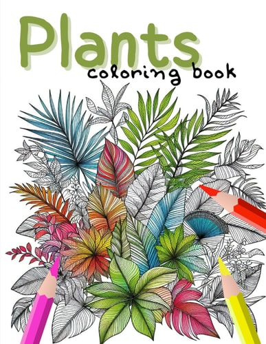 Plants Coloring Book