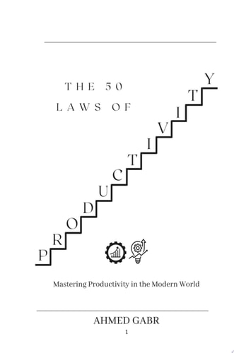 The 50 Laws of Productivity Mastering Productivity in the Modern World