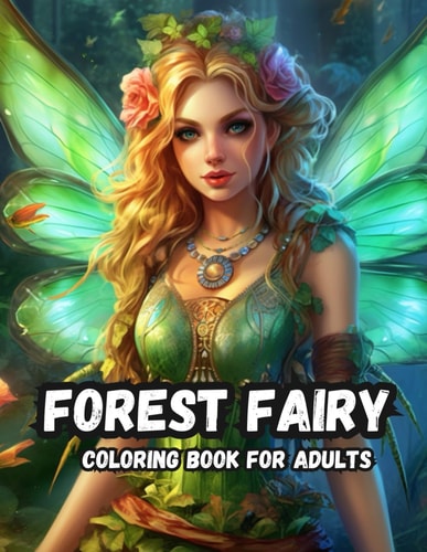 Fairy Forest Coloring Book For Adults Adult Coloring Book With Fantasy Fairies, Forest Designs, And Fantasy Landscapes For Mindfulness And Relaxation