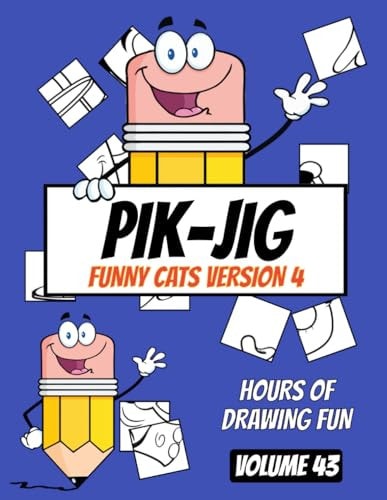 Unleash Your Creative Spark with PIK-JIG The Ultimate Art Activity Adventure for Adults - Funny Cats Edition: Unleash Your Inner Picasso with PIK-JIG: An Adult Grid Drawing Adventure