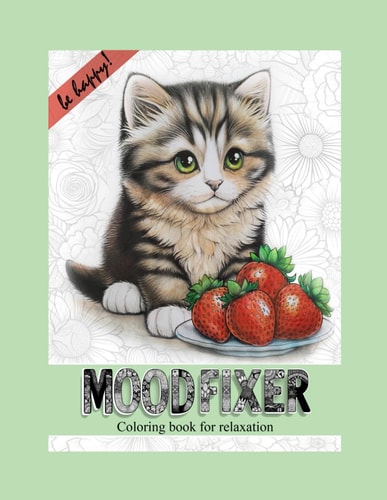 Mood Fixer Coloring Books for Relaxation