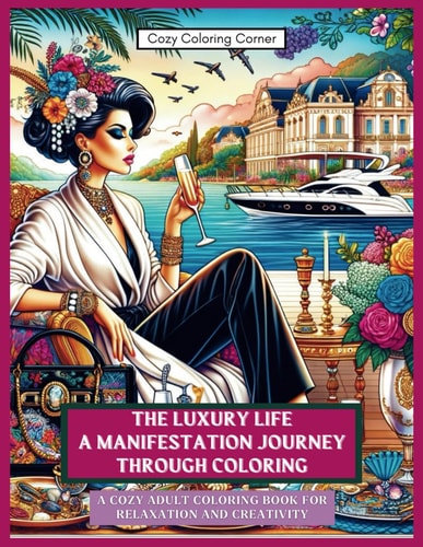 The Luxury Life A Manifestation Coloring Book for Adults: Over 50 Stunning Illustrations of Beautiful Women Relax, Color, and Enjoy Cozy Coloring