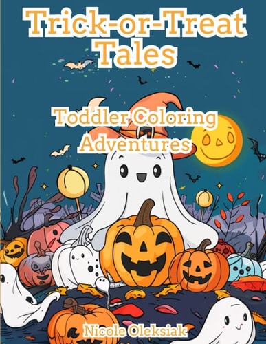 Trick-or-Treat Tales Toddler Coloring Adventures