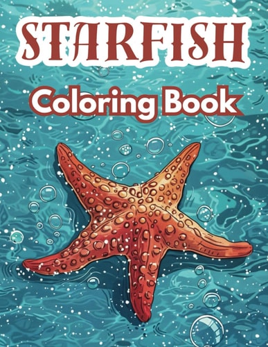 Starfish Coloring Book 40 Relaxing Designs for Adults, Teens