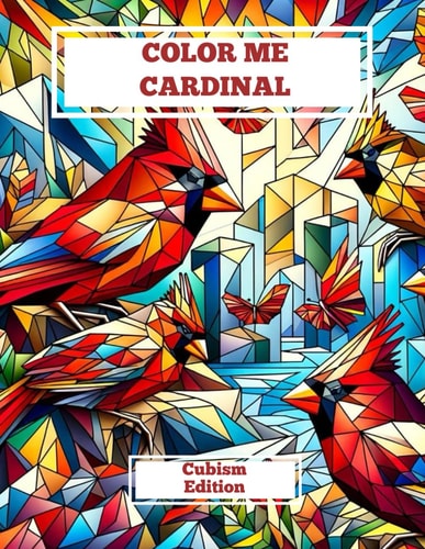 Color Me Cardinal Cubism Edition