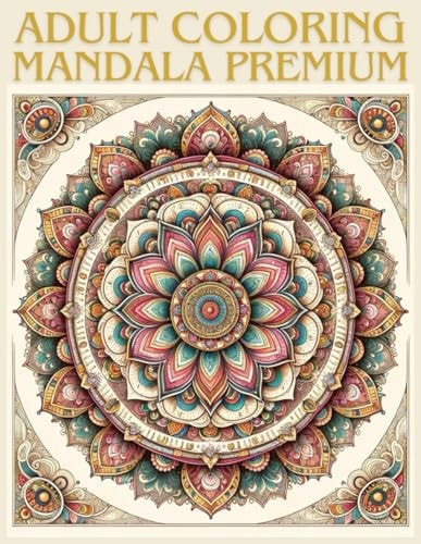 Adult Coloring Mandala Premium