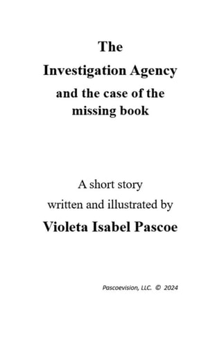 The Investigation Agency and the Case of the Missing Book