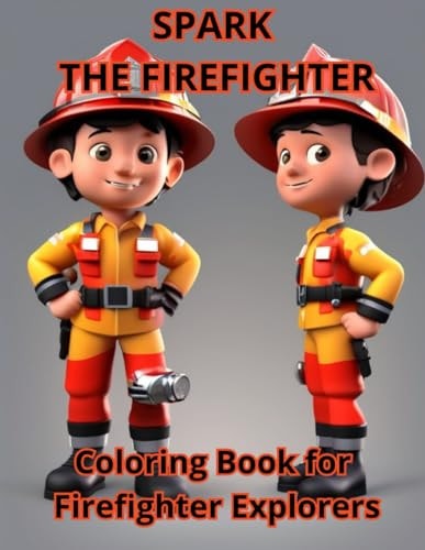 Spark, the Firefighter Coloring Book for Firefighter Explorers