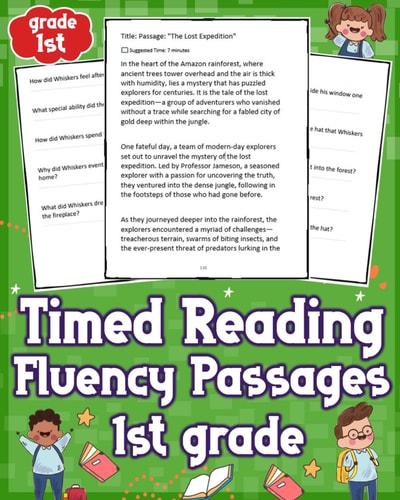 Timed Reading Fluency Passages 1st Grade Unleash Your Child's Potential with Timed Reading Fluency Passages for 1st Grade! Boost Reading Skills Fast! Get Page 151 Now!