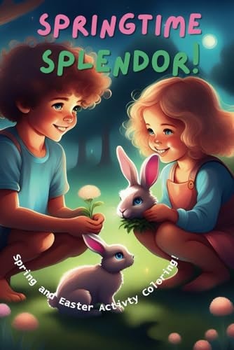 "Springtime Splendor An Easter Coloring Adventure" Spring and Easter Activity Coloring Book