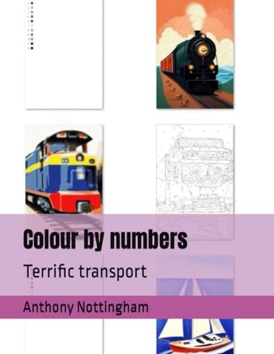 Colour by Numbers Terrific Transport