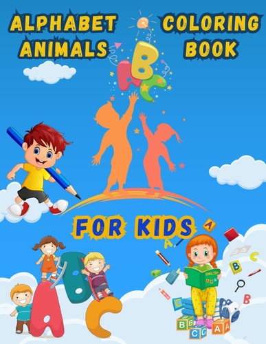 Alphabet Animals Coloring Book for Kids