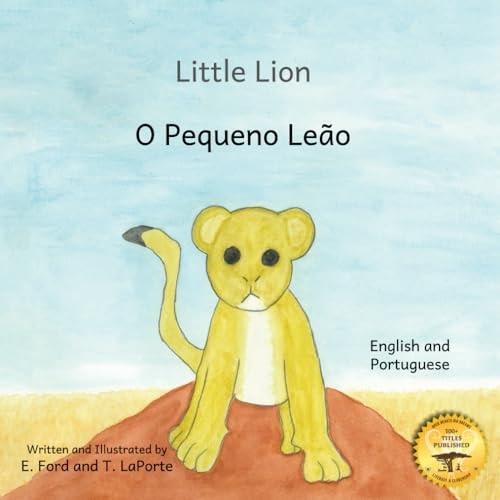 Little Lion Where's My Mama in Portuguese and English