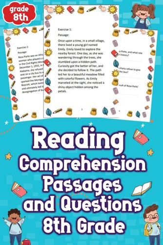 Reading Comprehension Passages and Questions 8th Grade Unleash Your Child's Potential with Engaging 8th Grade Reading Comprehension Passages & Questions! Boost Skills & Scores Today. Dive In!