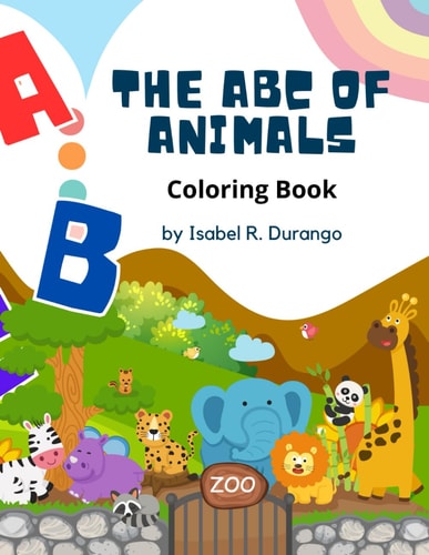 The ABC of Animals Coloring Book