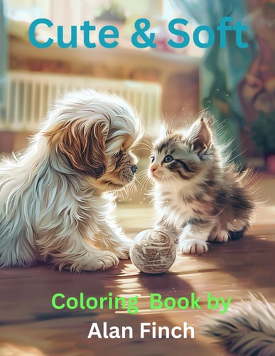 Soft and Cute Coloring Book by Alan Finch