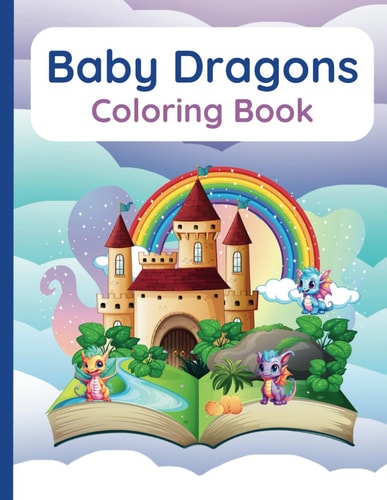 Baby Dragons Coloring Book