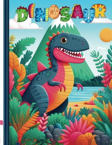 Dinosaur A Prehistoric Coloring Adventure Book