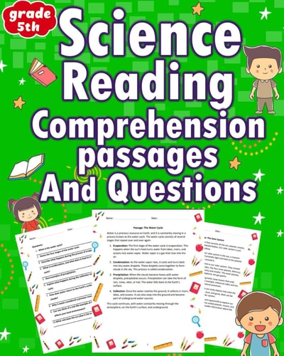Science Reading Comprehension Passages and Questions for 5th Grade Unleash 5th-grade Brilliance with Our Mind-bending Science Reading Passages! Exciting Questions Await - Fuel Curiosity and Ace Comprehension. Dive in Now