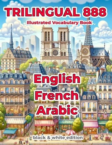 Trilingual 888 English French Arabic Illustrated Vocabulary Book Help Your Child Master New Words Effortlessly