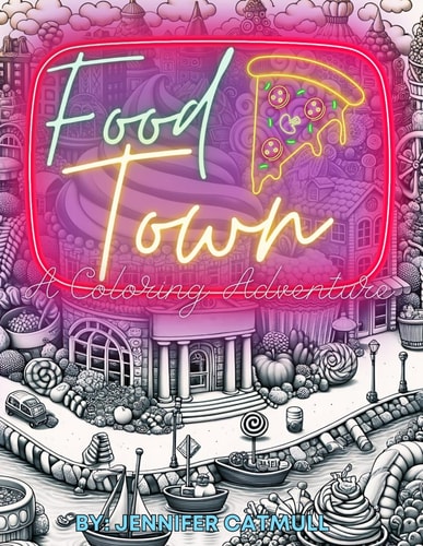 Food Town A Coloring Adventure