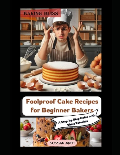 "Baking Bliss Foolproof Cake Recipes for Beginner Bakers - A Step-by-Step Guide with Video Tutorials" "Master the Art of Baking with Foolproof Recipes and Video Tutorials for Beginners"