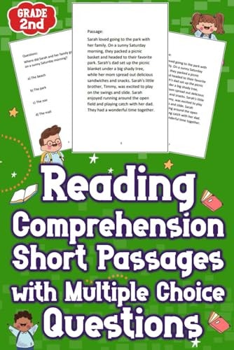 Reading Comprehension Short Passages With Multiple Choice Questions Grade 2nd Enhance Your Child's Reading Skills with Grade 2 Comprehension Passages & Questions