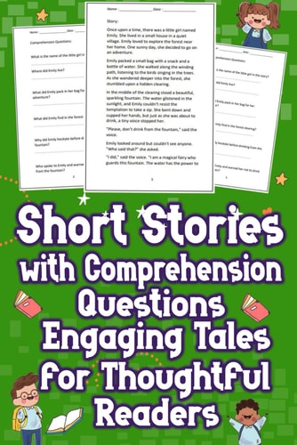 Short Stories with Comprehension Questions Engaging Tales for Thoughtful Readers Delve Into Captivating Tales Designed to Provoke Thought, Paired with Insightful Comprehension Questions. Perfect for Curious Readers Seeking Intellectual Stimulation