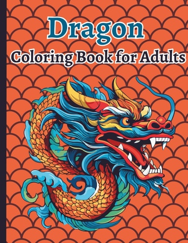 Dragon Coloring Book for Adults