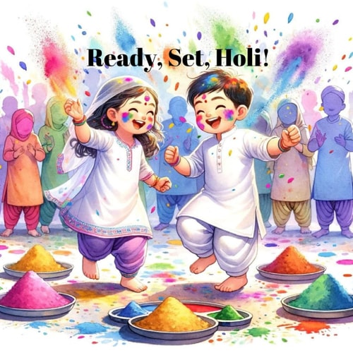 Ready, Set, Holi! Join the Holi Festivities.