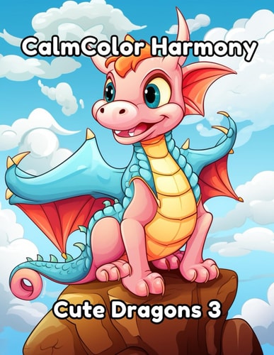 CalmColor Harmony Cute Dragons 3