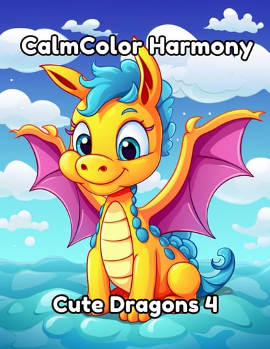 CalmColor Harmony Cute Dragons 4