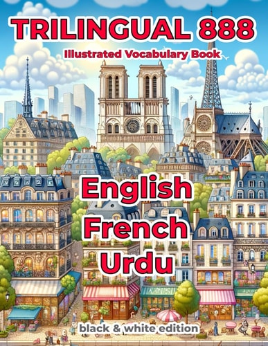 Trilingual 888 English French Urdu Illustrated Vocabulary Book Help Your Child Master New Words Effortlessly
