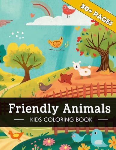 Friendly Animals and Their Houses - Coloring Book for Children Educational Coloring Fun