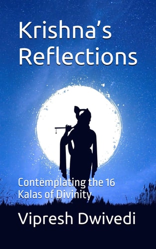 Krishna's Reflections Contemplating the 16 Kalas of Divinity