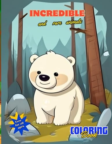 ''INCREDIBLE and Rare Animals'' Come and Venture Into this Incredible Forest of Imaginations and Paint Your Animals with the Colors of the Rainbow