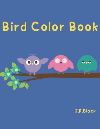 Bird Color Book For Grown Ups