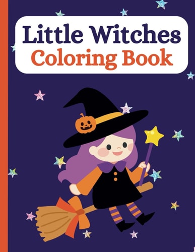 Little Witches Coloring Book