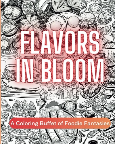 Flavors in Bloom A Coloring Buffet of Foodie Fantasies