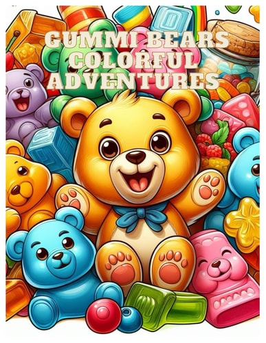 Gummi Bears Colorful Adventures "Hours of Coloring Fun for Kids Ages 2 to 10, with 56 Pages of Gummy Bear!