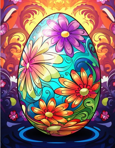 Let's Color Eggs! Happy Easter